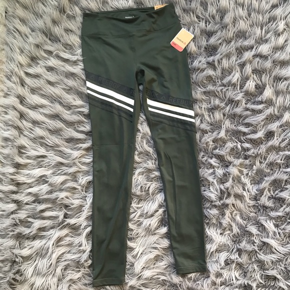 Reebok Pants - Reebok Olive Green Skinny 2.0 Leggings